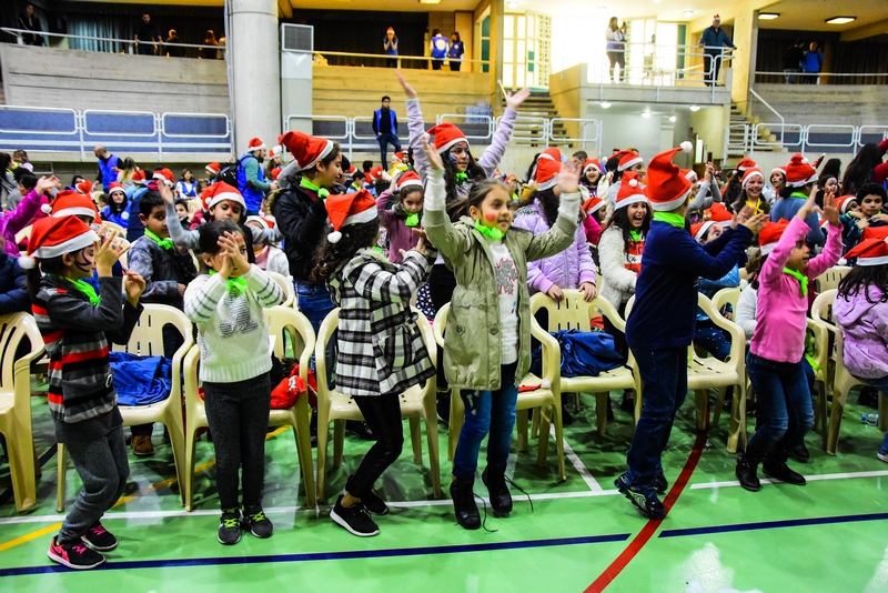 Saint Vincent de paul celebrating Christmas at Jesus & Mary school